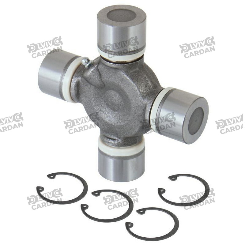Хрестовина 34.9x126.2, бокова змазка , RENAULT, JCB, DAF тефлон, 358-1 (DRIVESHAFT PARTS)