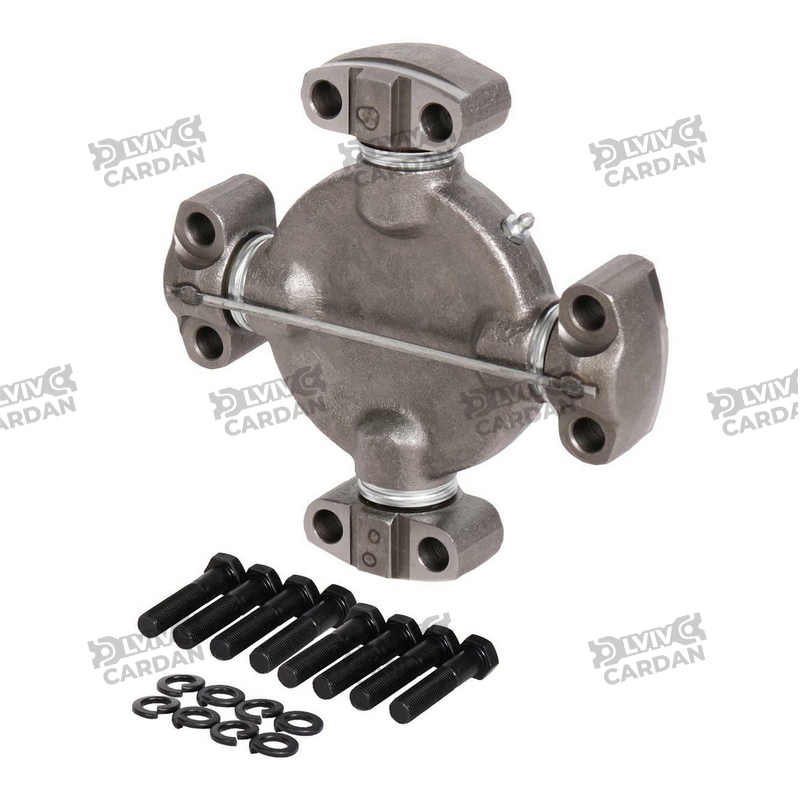 Хрестовина бугельна 8C 4HWD 49x175x206, центральна змазка , 928 (DRIVESHAFT PARTS)