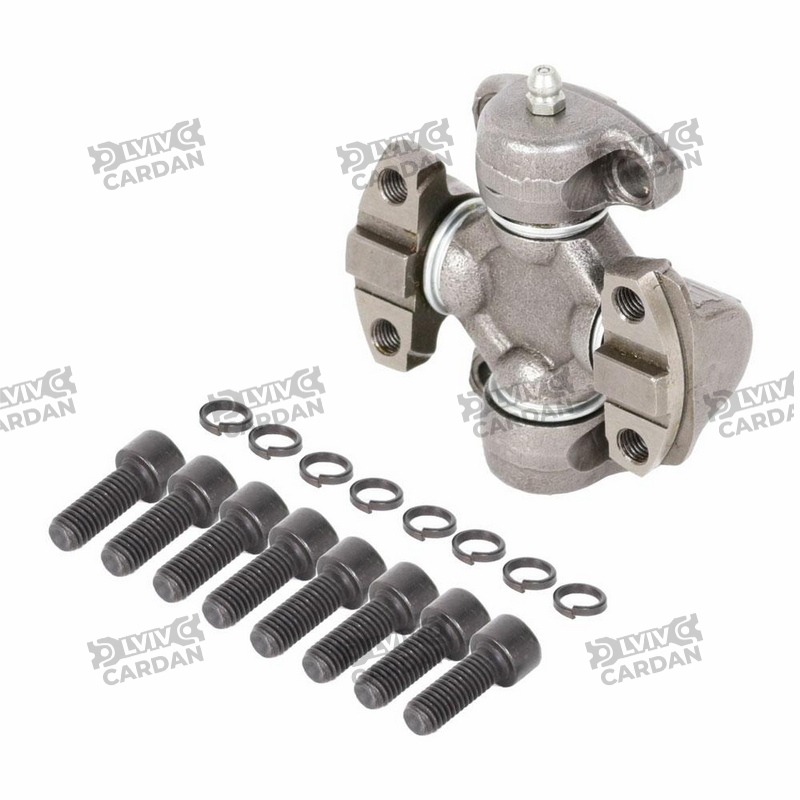 Хрестовина бугельна 2C 2LWT + 2LWD 33x59x79, центральна змазка , 952 (DRIVESHAFT PARTS)