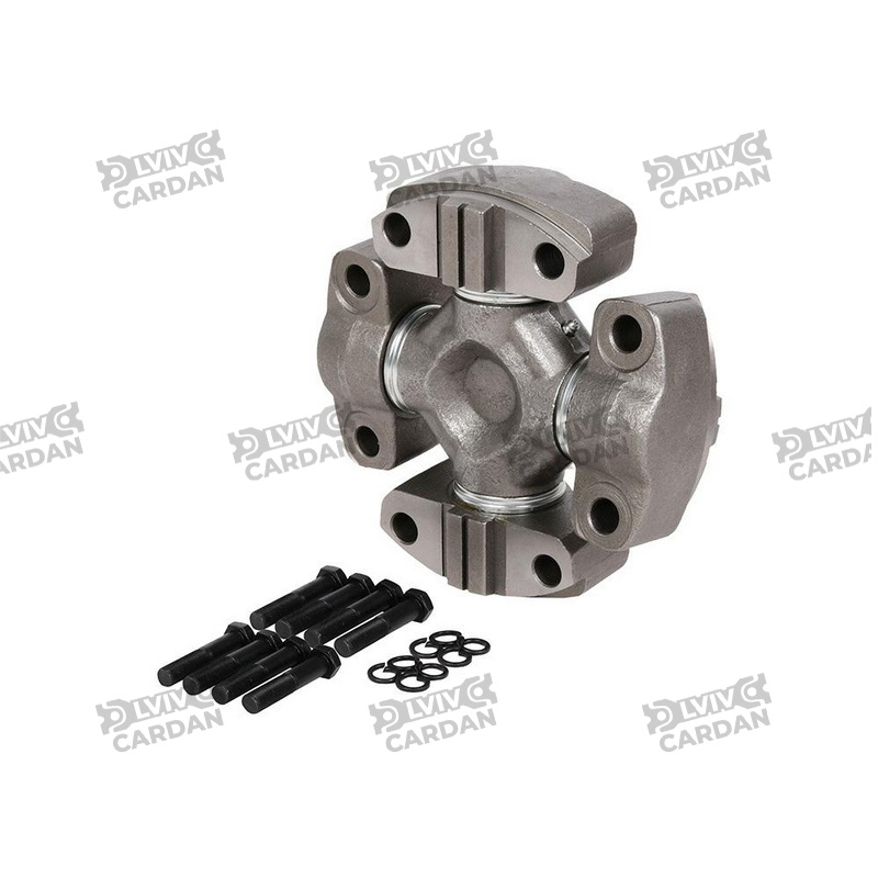Хрестовина бугельна 10C 4HWD 92x165x213, центральна змазка , 988 (DRIVESHAFT PARTS)