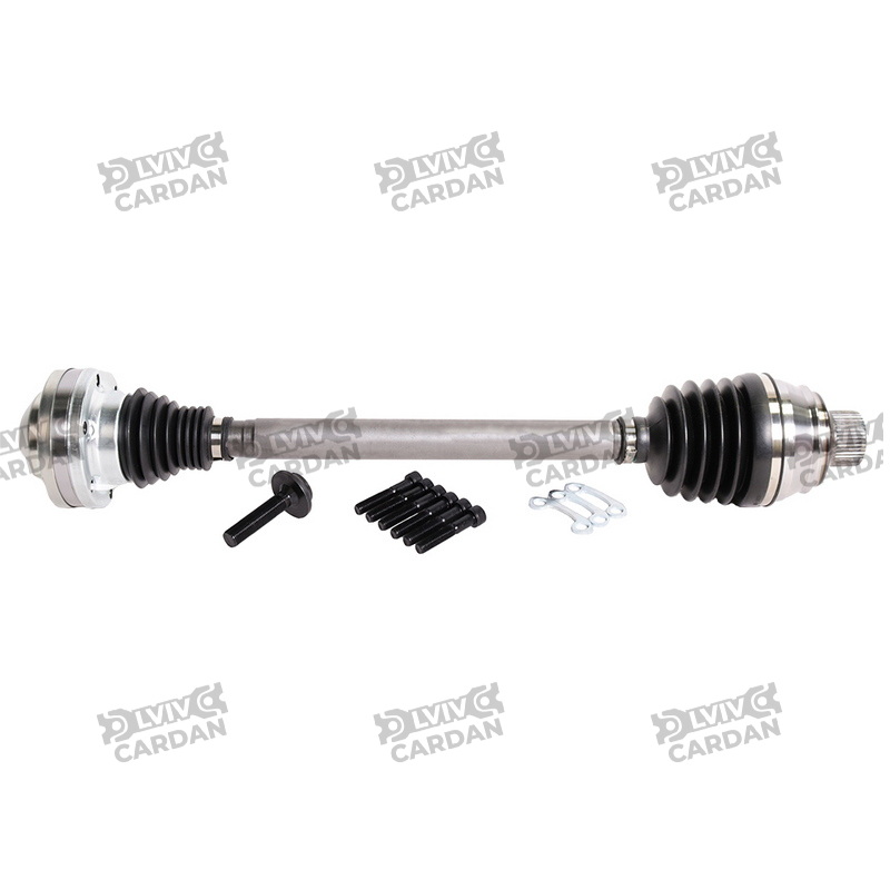 Піввісь задня AUDI ліва/права, A4 quattro (B8), A5 quattro, L=630мм, AD-8-318 (DRIVESHAFT PARTS)
