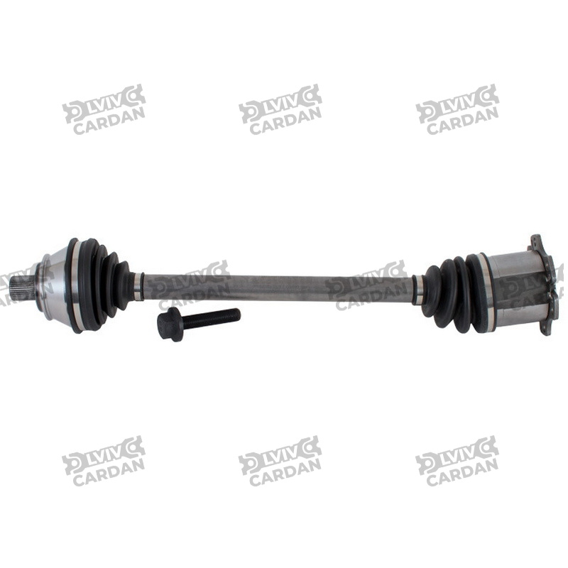 Піввісь передня, ліва AUDI A6 (C6) 2004-2011 (M.T.), L=620мм, AD-8-661 (DRIVESHAFT PARTS)