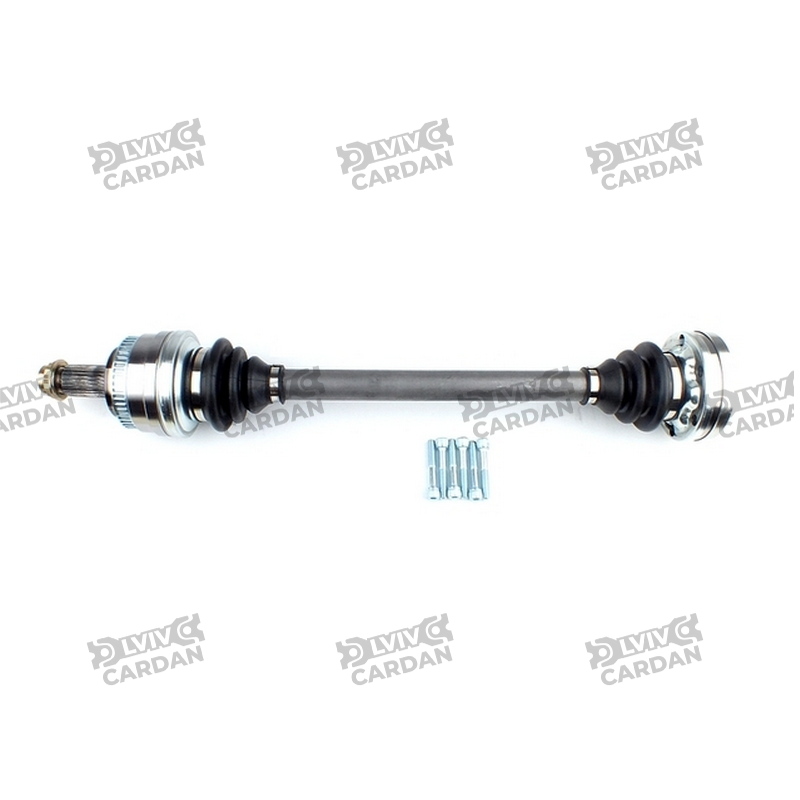 Піввісь задня, ліва BMW (100мм) 3 (E46) 2.0D/2.5, Z4 (E85), L=615мм, BM-8-962A (DRIVESHAFT PARTS)