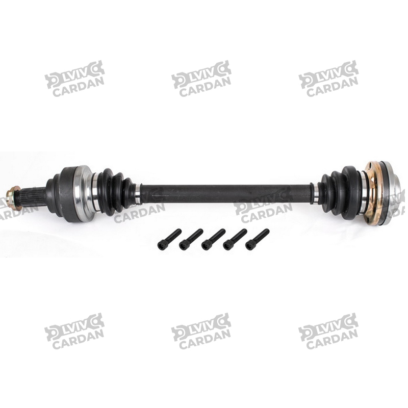 Піввісь задня, BMW (108мм) 5 (E60/E61) 3.0 D, 6 (E64), 7 (E65) L=650мм, BM-8-990 (DRIVESHAFT PARTS)