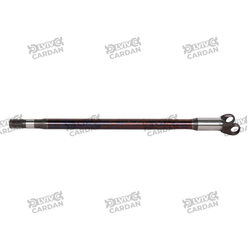 Піввісь передня довга 27 x 70, L=705мм, шліци: 22, Case, Komatsu, New Holland, DS2770705 (DSP)