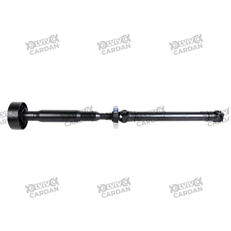 Карданний вал задній BMW X3 (F25), X4 (F26), L=1280мм, ел. муфта 96мм + 34 шл. у вилці, DSBM-03