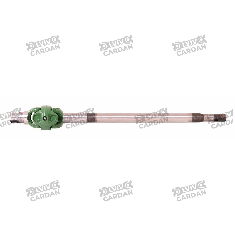 Піввісь, з подв. шарн. 28.5 x 70 L=851мм, шл.22-22, Fendt, John Deere OE: AL110349, DSDK28570851