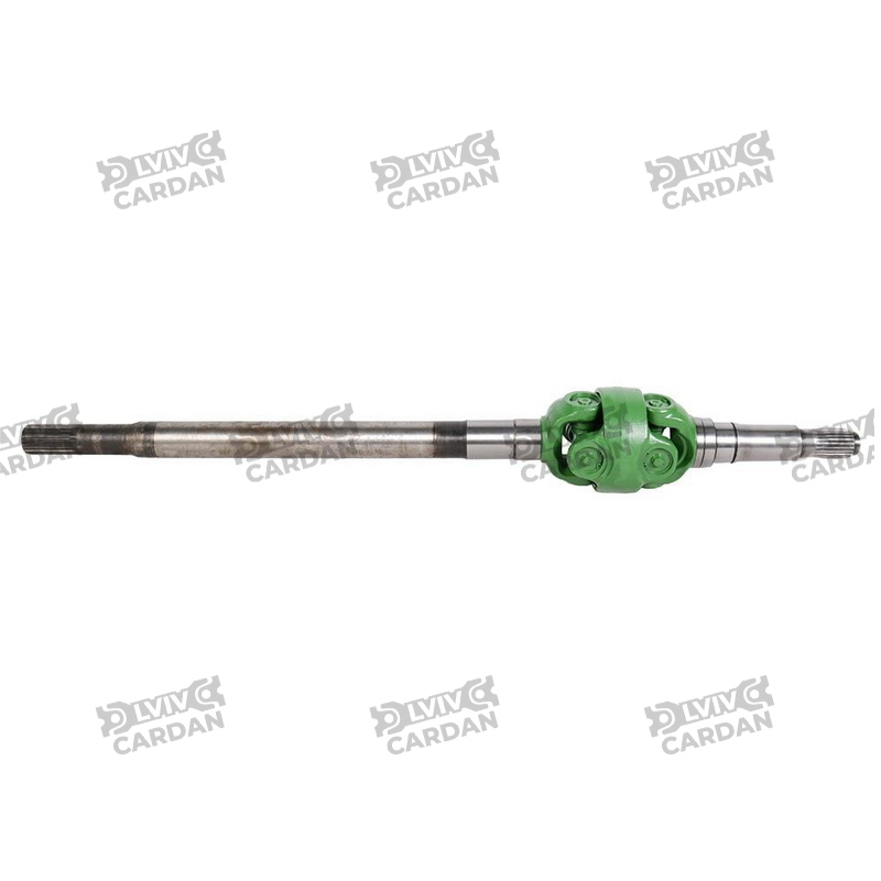 Піввісь, з подв. шарн. 35 x 96.8, L=1025мм, шл.23-23, John Deere OE: RE250838, DSDK359681025 (DSP)