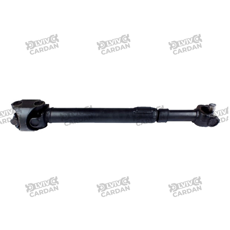 Карданний вал Jeep Cherokee XJ 2.1D/2.5 передній, L=645мм, з подвійним шарніром, 87-01, DSJP-F07